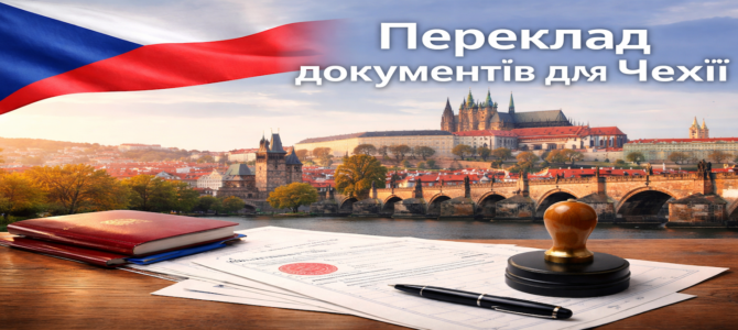 Переклад документів для Чехії