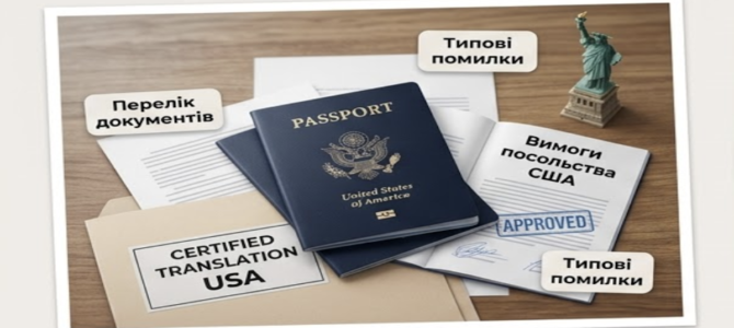 Переклад документів для США
