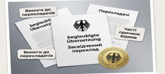 Переклад документів для Німеччини